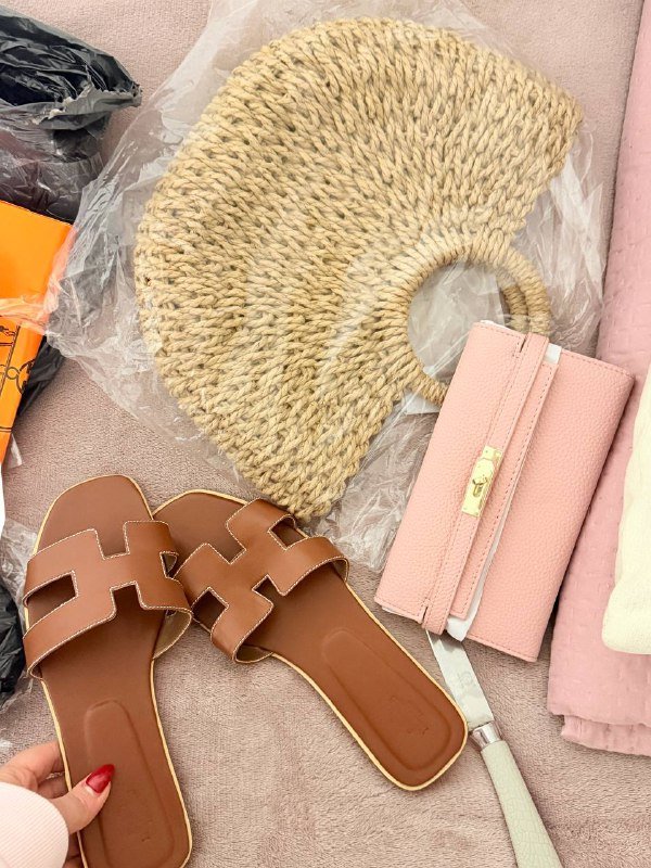 Сумка, кошелек, сандалии