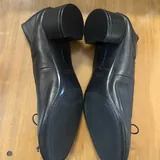 Кожаные балетки Zara 5