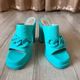 Бирюзовые сабо Ekonika 3