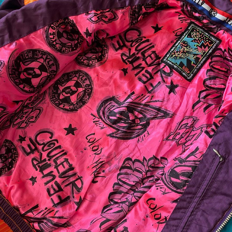 Японский винтажный бомбер Jean Claude Killy Ski Couleur Feutre 3