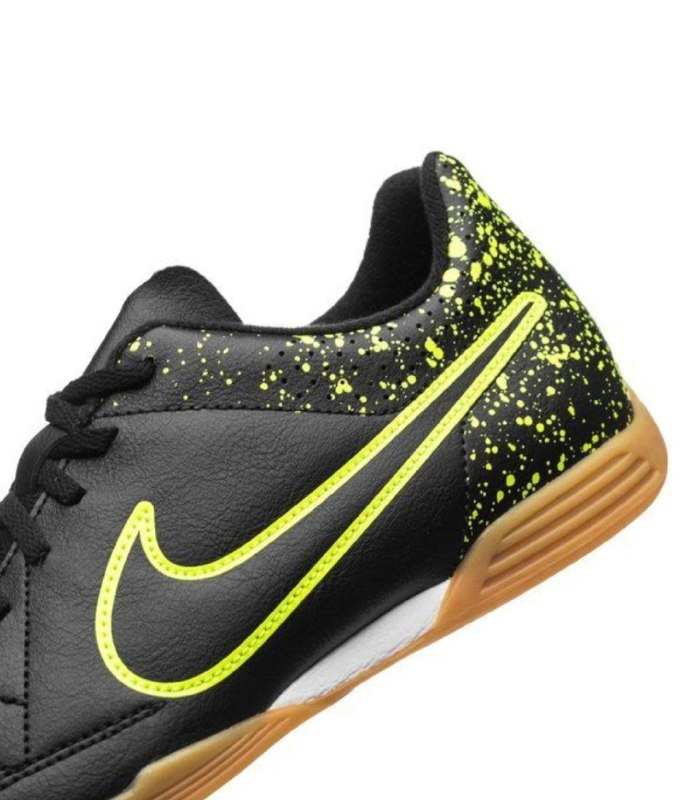 Бутсы Nike Tiempo Rio II IC черные с желтым 42.5-43 2