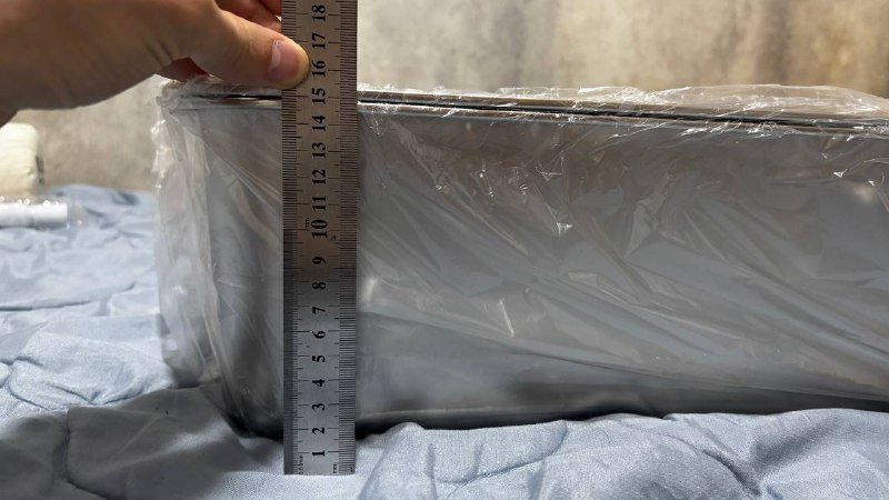 Металлический нержавеющий лоток для кошек с ситом 3