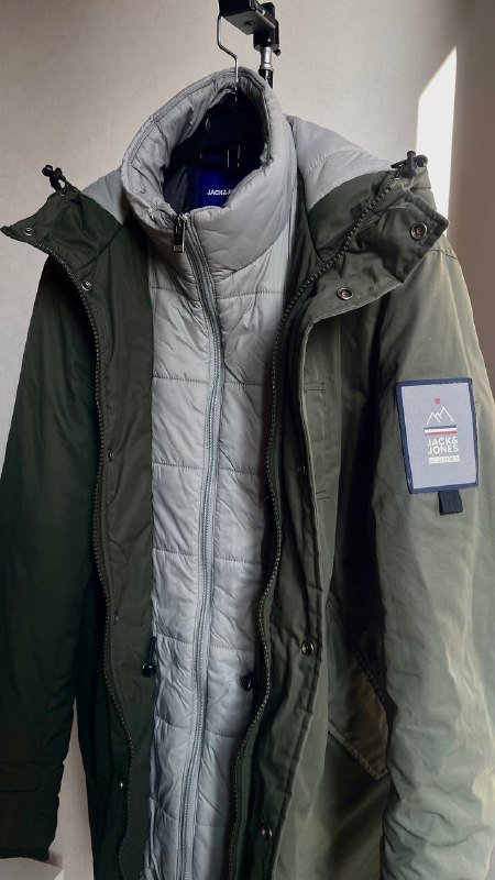 Парка теплая мужская куртка Jack & Jones размер L 2