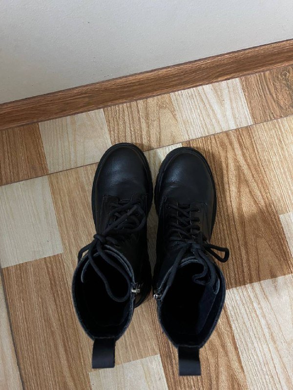 Ботинки сапоги полусапоги женские размер 37 натуральная кожа 8