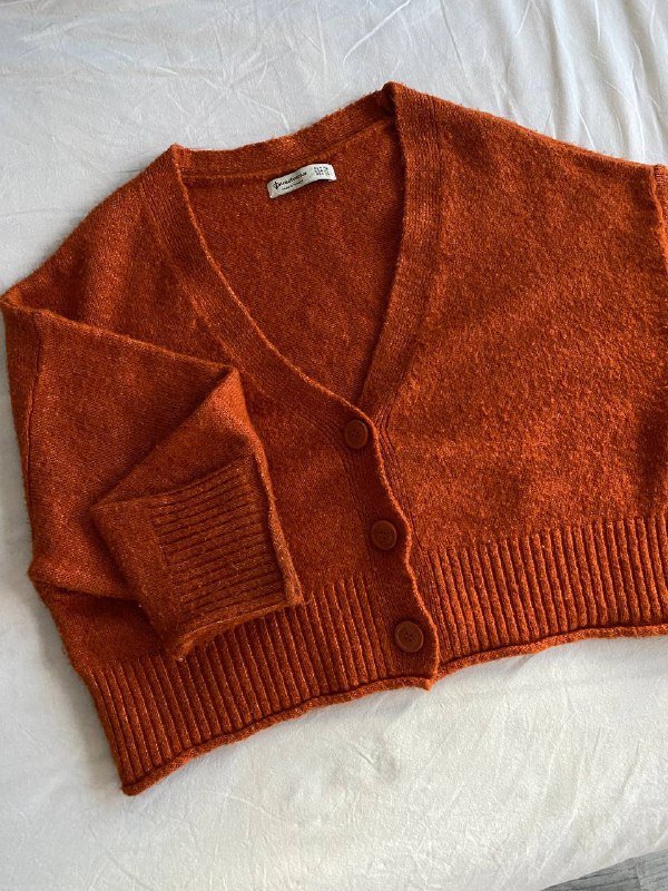 Кардиган рыжий Stradivarius