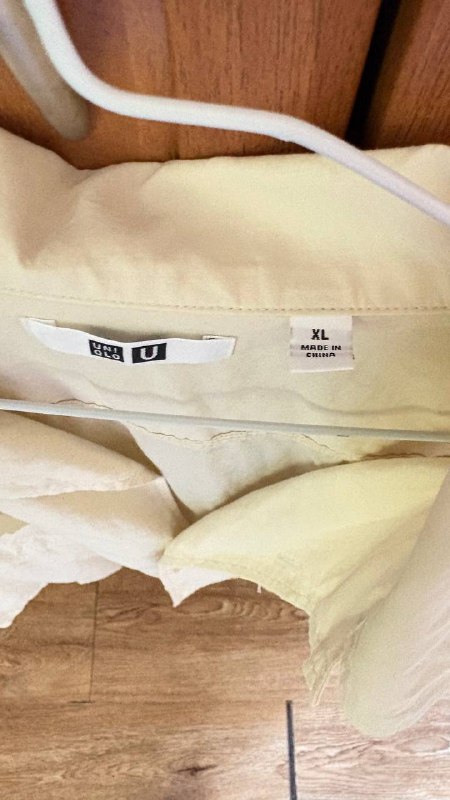Рубашка Uniqlo белая мужская XL 2