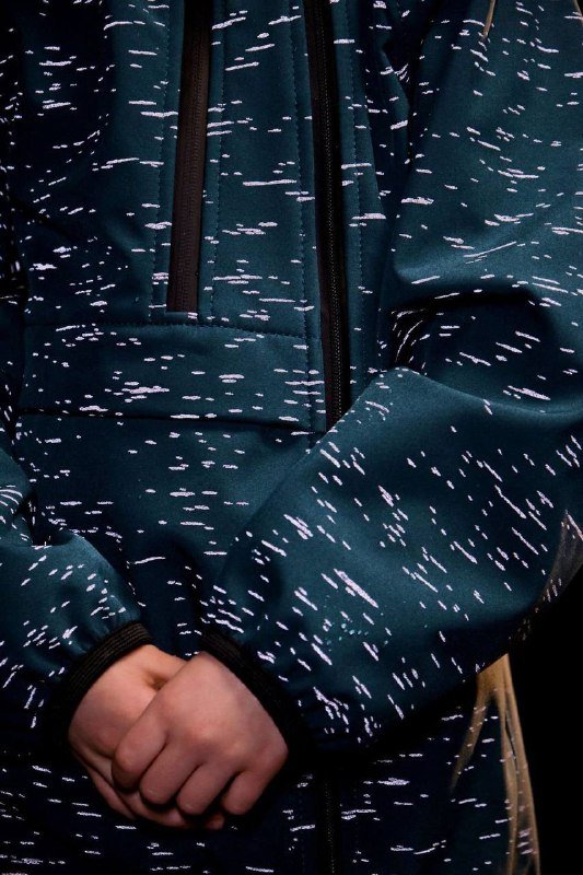 Комбинезон софтшел Детский тёмно-синий 122-128 2