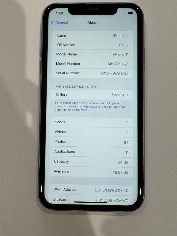 iPhone 11 64GB, идеальное состояние, 1 владелец 5