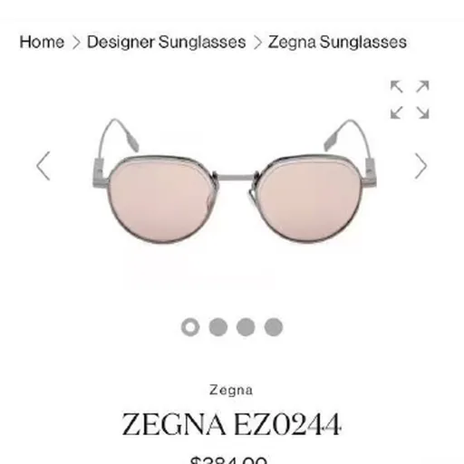Солнцезащитные очки ZEGNA EZ0244 08E