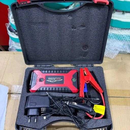 Portable jump starter 99800 mAh, 600 A