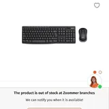 Беспроводные клавиатура и мышь Logitech 2