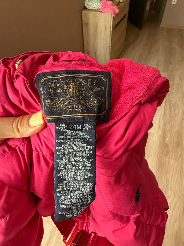 Зимний комбинезон Ralph Lauren детский 2T с шапкой 3