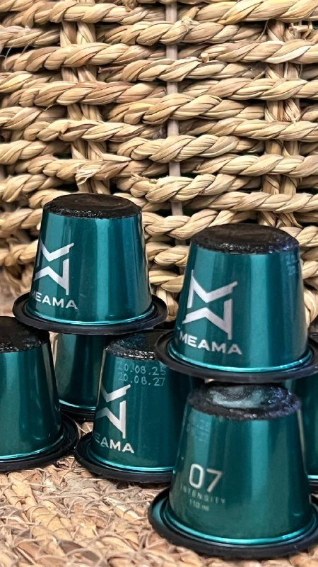 Капсулы кофе MEAMA зелёные, фиолетовые 2