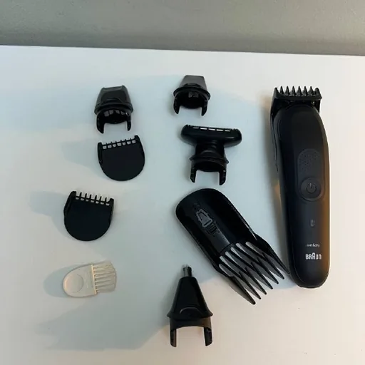 Braun триммер, насадки, зарядка, чехол