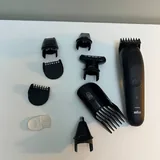 Braun триммер, насадки, зарядка, чехол 1