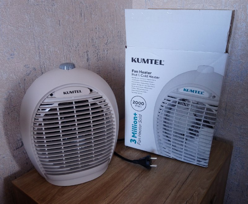 Обогреватель Kumtel с вентилятором