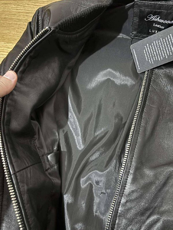 Кожаная куртка мужская 3