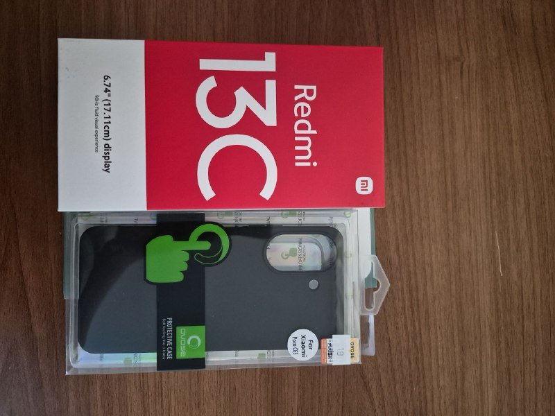 Redmi 13c 8/256 смартфон с чехлом 6