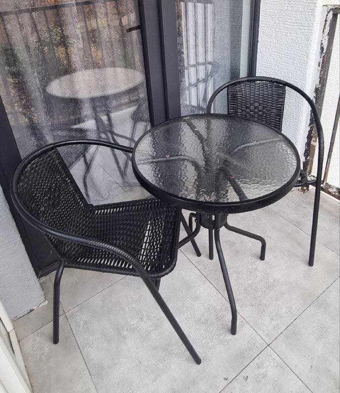 Набор мебели для балкона стол и два стула