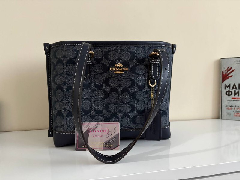 оригинальная сумка шоппер Coach
