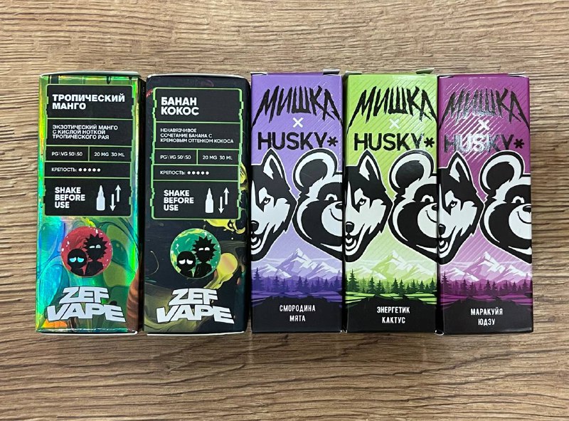 Жидкости для вейпа Rick and Morty, Мишка Husky 30 мл