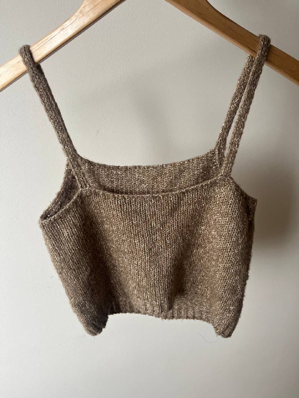 коричневый топ PULL & BEAR размер S