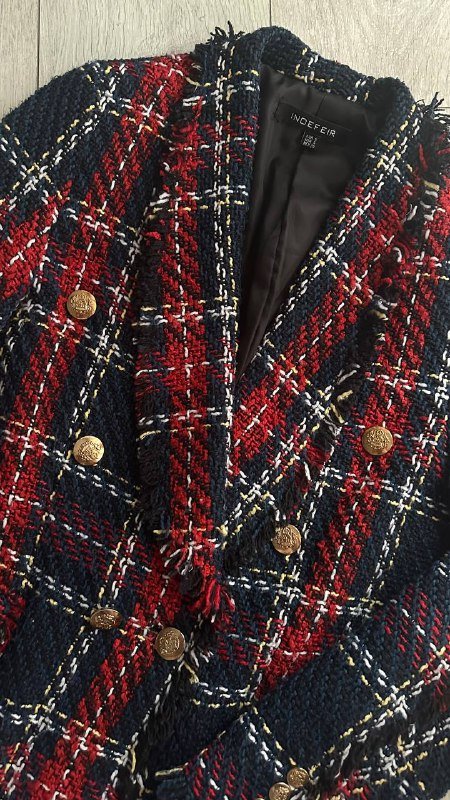 Пиджак твидовый S 2