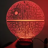 3D ლამპა სიკვდილის ვარსკვლავი Star Wars 2