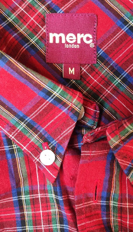 Рубашка Merc Neddy мужская красная M 5