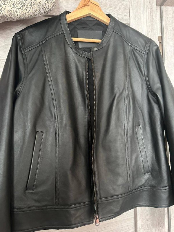 Куртка Massimo Dutti кожаная новая 8