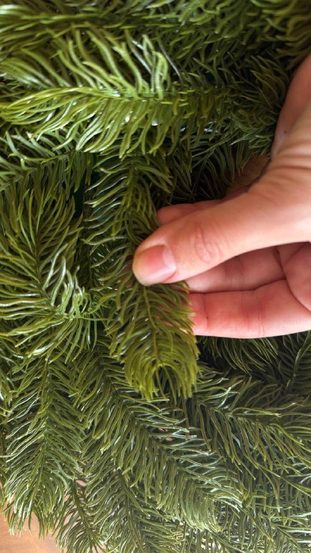 Новогодний венок литой лапник 3