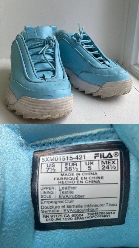 кроссовки Fila Disruptor, ботильоны, туфли шпильки, сапоги TF, зонт складной