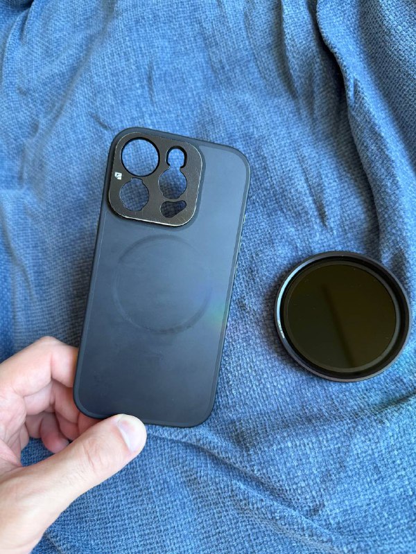 Магнитный ND filter и чехол для Iphone 16 pro