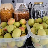 Яблочный уксус с сахаром и мёдом 2
