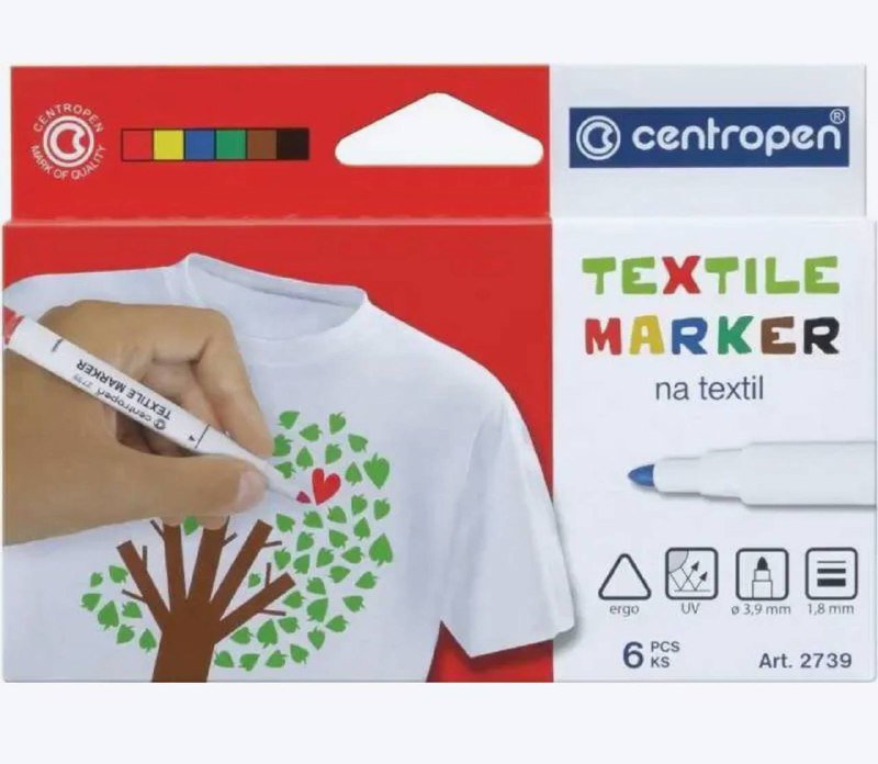 Маркеры для одежды скетчинга перманентные