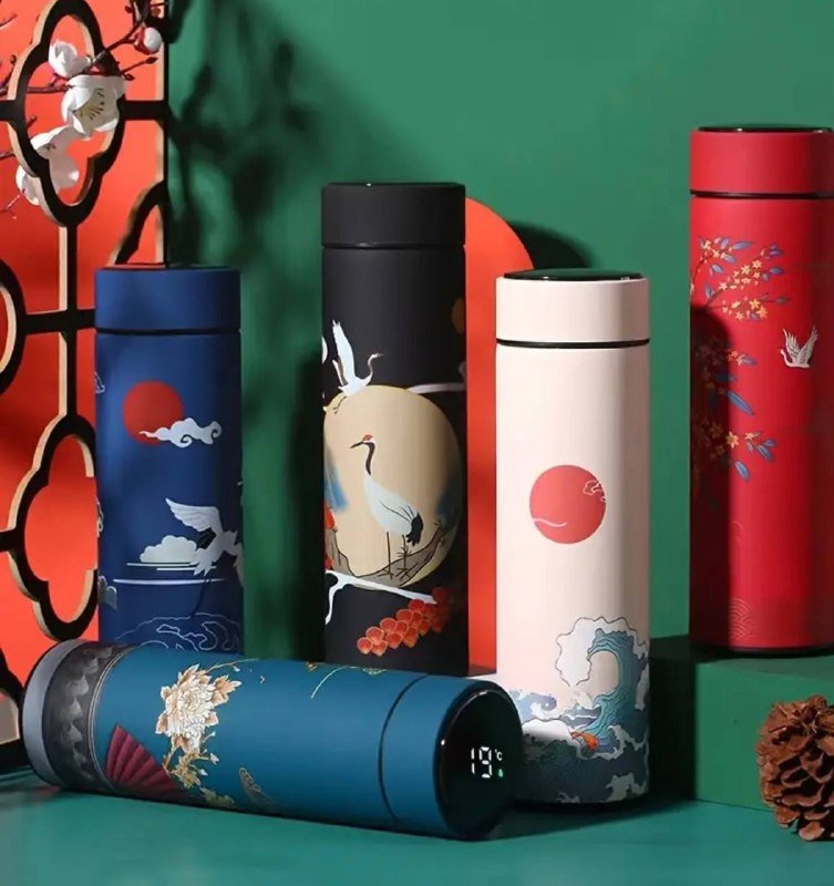 Умный термос с LED-дисплеем 500 мл