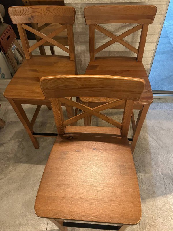 3 барных стула IKEA