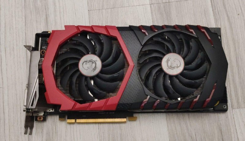 MSI GTX 1070 видеокарта 1