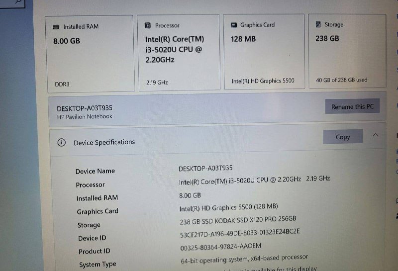 Ноутбук HP Pavilion 15