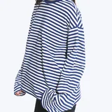 Женский лонгслив H&M в полоску 3