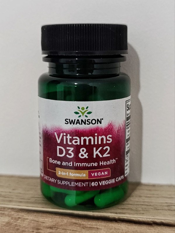 Витамины D3 и K2 Swanson
