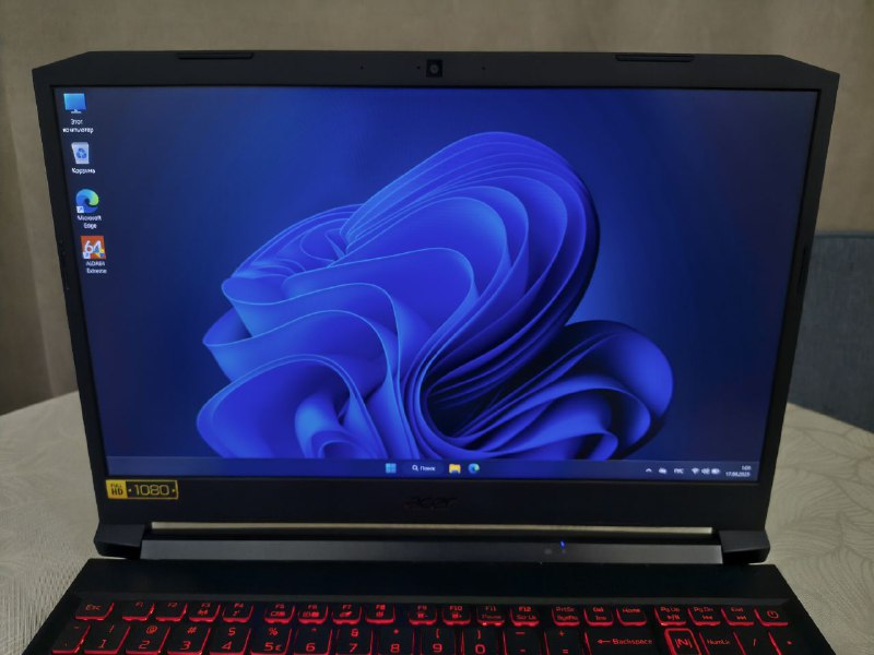 Игровой ноутбук Acer Nitro 5 AMD Ryzen 5 4600h 16Gb RAM GTX1650TI 512Gb SSD 5