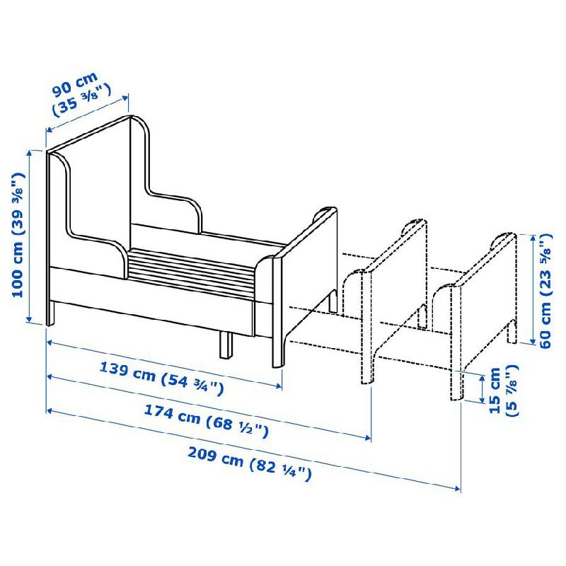 Детская кровать IKEA Busunge 2