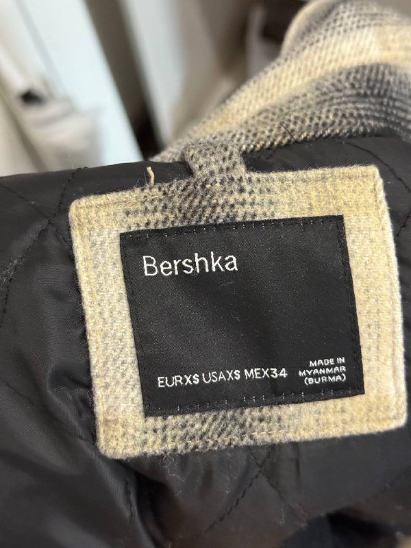 теплая рубашка Bershka XS оверсайз 2