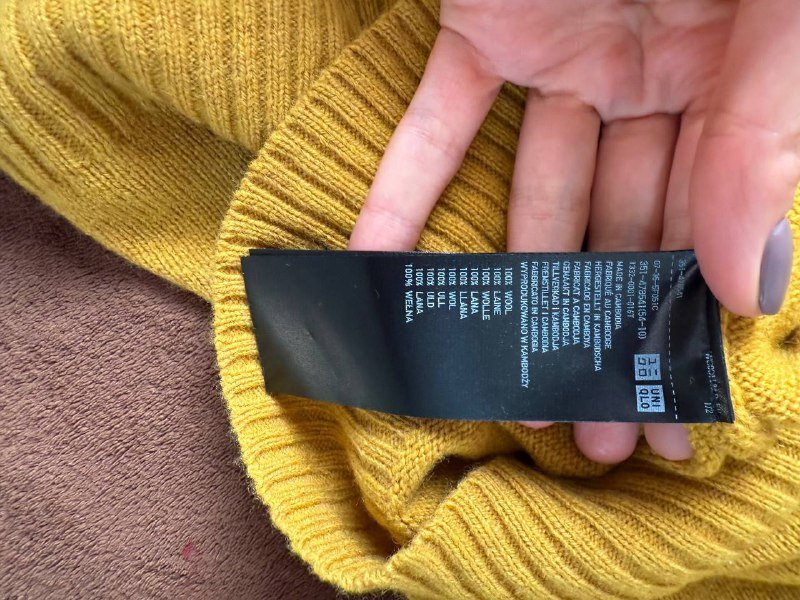 Шерстяной свитер uniqlo размер M 4