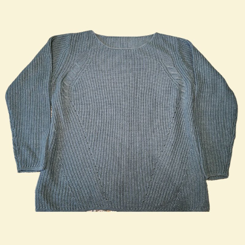 Синий полосатый свитер КРЕЙЗИ 3