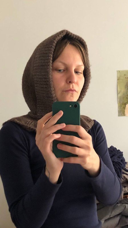 Капор капюшон головной убор ручной работы