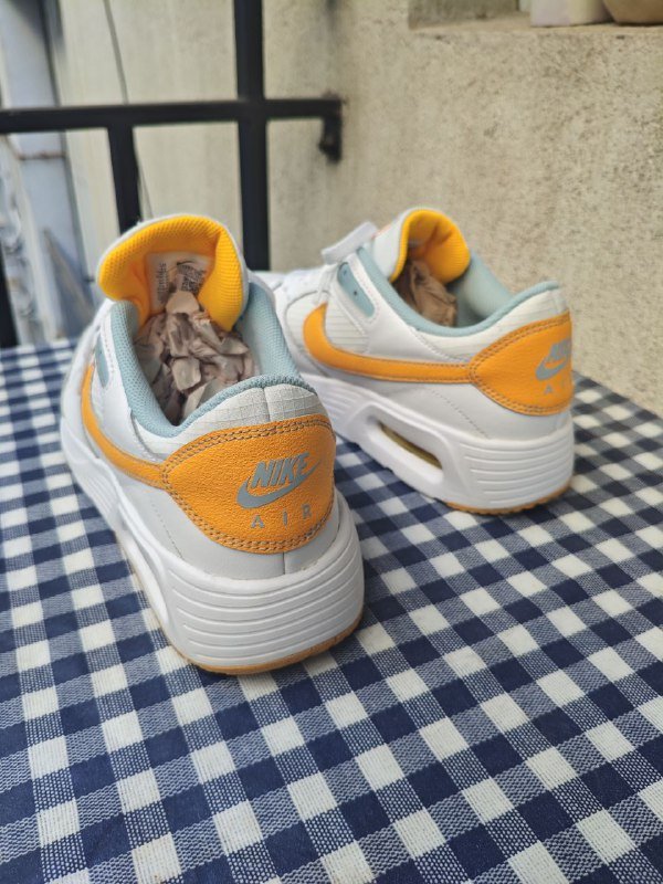 Кроссовки Nike Air Max SC White Laser Orange мужские 4