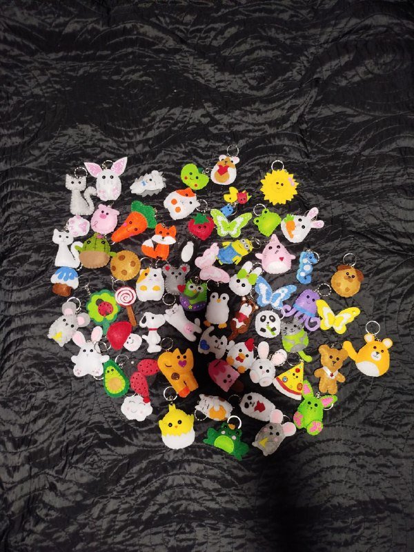 Брелки из фетра