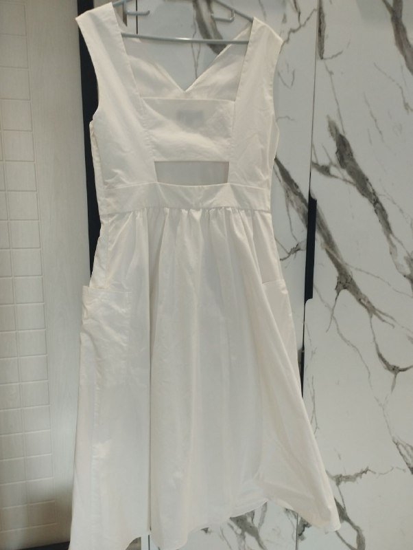 Платье женское белое размер 46
